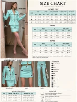 KT 2026 new style custom women's two-piece suit, bow tie jacket with perforated details and trousers / mini skirt