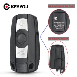 KEYYOU Remote Car Key Shell 3 Button Case Styling Cover Fob For BMW 1 3 5 6 Series E90 E91 E92 E60 E70 E71 E72 E82 E87 E88 E89