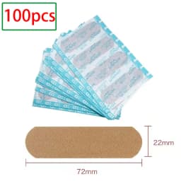 20/50/100Pcs Elastic Wound Adhesive Plaster Breathable Skin Medical Band-Aid First Aid Home Travel Outdoor Camp Emergency Kits