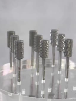 RolinStar 6.6 Large Barrel Silver Steel Carbide High Quality Remove Gel Polish 4XC Acrylic