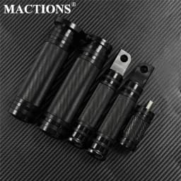 Handle Bar Grips+Footrest Foot Pegs+Shifter Peg Nail CNC For Harley Sportster XL883 1200 Touring Roadking Dyna Breakout Softail