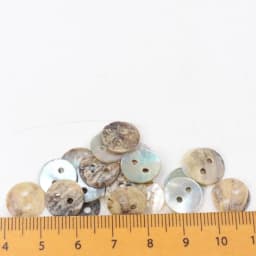 50PCS 20/18/15/12/10mm Natural Shell Sewing Buttons Color Japan Mother of Pearl MOP Round Shell 2 Hole Button Sewing Accessories