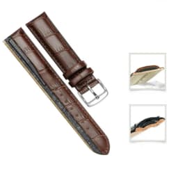 Universal Replacement Leather Watch Strap Leather Watchband for Men Women 12mm 14mm 16mm 18mm 19mm 20mm 21mm 22mm Watch Band