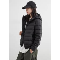 CHIC VEN Women Lightweight Down Coats Solid Loose Casual New Hooded Slim Girl Down Jacket 90 White Duck Down Autumn Winter 2025