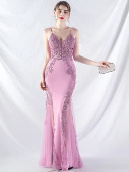 Sexy See Through Lace Maxi Summer Dress Women Elegant Luxury Mesh Bridesmaid Evening Dresses Birthday Prom Long Dresses Vestido