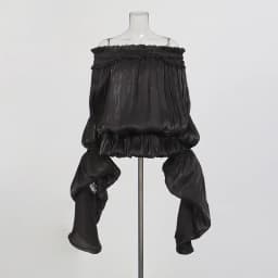 TWOTWINSTYLE Fashion Spliced Folds Glowing Yarn Dresses for Women Slash Neck Long Sleeves Patchwork Shorts Mini Dress Female New