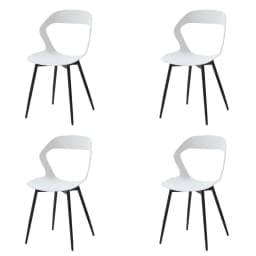 Set of 4 / 6 Scandinavia Dining Chairs for Dining Room Furniture Chair Nordic Designer Creative Household Backrest Chair