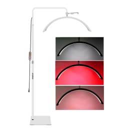 Andoer HD-M6XR 36W Floor LED Video Light Half-moon Shaped Fill Light Dimmable with 5600K White Light & Red Light 186cm Metal Lig