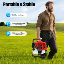 1.25KW Water Pump Anti-Rust Air-Cooled 1In Gas-Powered Power Multi-function Equipment for Firefighting and Fishpond Aquaculture