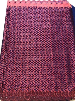 Latest African Cotton Lace Fabric With Stones 2025 High Quality Swiss Voile Lace For Nigerian Sewing Wedding Party Dresses