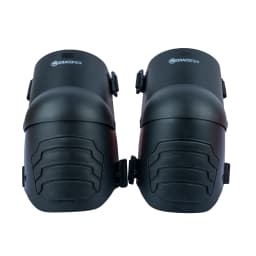 PRO Knee Pads for Work install Extra Gel For Construction Tiling Gardening Flooring Pro Protection - For Men And Women,Black