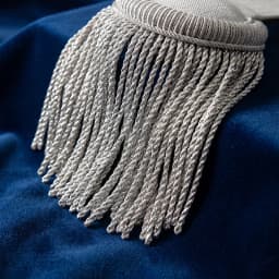 Handmade Silver Shoulder Epaulettes & Metallic Aiguillette for Formal Dress, Guard Uniform, Film Collection