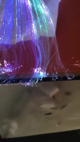 LED Fiber Optic Clothing Textile Fiber Optic Fabric for Luminous Clothing USB Style Control 140cm*100cm (4.59ft*3.28ft)