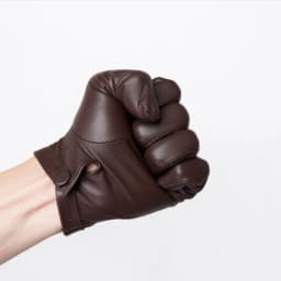 Men's Thin Lambskin Leather Gloves Wrist Button Tight-Fitting Unlined Luxury Italy Gloves Winter Warm Driving Touch Screen