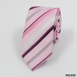 High Quality 100% Silk Fashionable Rose Red Checkered Tie For Men's Leisure 6CM Narrow Version Shirt Accessories Silk Necktie