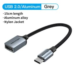 Vention OTG C Type Adapter OTG Cable Type C to USB A 3.0 2.0 Female Cable Adapter for MacBook Pro Xiaomi Mi 9 Type-C Converter