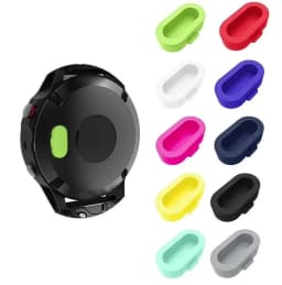 Silicone Dustproof Plug Cover For Garmin Fenix 6 6S 6X 5 5X 5S Charger Case For Forerunner 945 935 245 245M 45 45S Instinct Venu