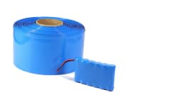 18650 PVC Heat Shrink Tube Battery Pack Blue Width 29.5mm~300mm Insulated Protection Film Wrap Lithium Case Cable Sleeve