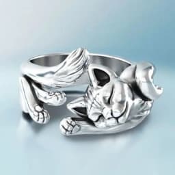 Silver Color Angel Wings Ring Adjustable Micro Pave Zircon Joint Rings For Women Fashion Opening Rings Jewelry Female Lover Gift