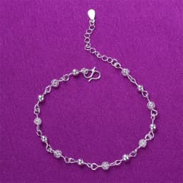 Multi-Style High Quality Silver Plated Anklet For Women Girls Fashion Simple Jewelry New Style Hot Selling
