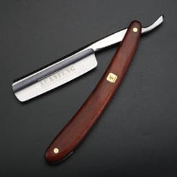 XUAN FENG Zambian Bloodwood Folding Razor Hardened Steel High Hardness Sharp Straight Razor for Men