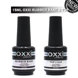 Oxxi Latest 15ml Nail Rubber Base Coat Semi Permanant UV Gel Varnishes Primer for Nails Matte Top Coat Nail Art Base Top Gellak