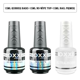 Oxxi Latest 15ml Nail Rubber Base Coat Semi Permanant UV Gel Varnishes Primer for Nails Matte Top Coat Nail Art Base Top Gellak