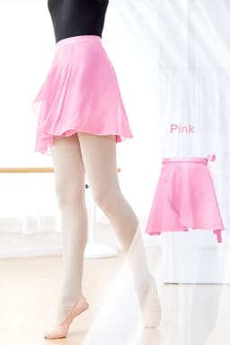 Woman Ballet Skirts WrapTutu Dance Skirt Chiffon Skirts for Girls Tie Up Mini Short Skirt For Dancing 19 Colors