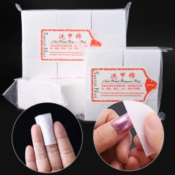 1000/500/100pcs Nail Cotton Wipes Gel Removal Lint-free Wraps Soak Off Clean Varnish Pads Napkins Nail Art Polish Remover Wipes