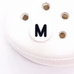Single Letter 1Pcs Word Solid Color Silicone Shoes Button Accessories Shoe Decoration DIY Wristband Kids X-mas Gift