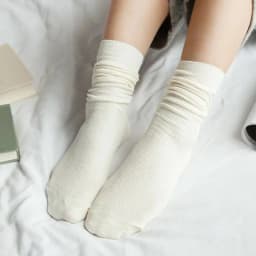 CHAOZHU Japanese Korea High School Girls High Socks Loose Solid Colors Double Needles Knitting Cotton Long Socks Women
