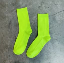 CHAOZHU Japanese Korea High School Girls High Socks Loose Solid Colors Double Needles Knitting Cotton Long Socks Women