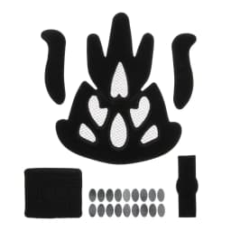 1SET Universal Bat Shape Helmet Inner Padding Kit Protection Sponge Pad Motorcycle Bicycle Replacement Pads Set with Insect Net