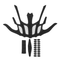 1SET Universal Bat Shape Helmet Inner Padding Kit Protection Sponge Pad Motorcycle Bicycle Replacement Pads Set with Insect Net