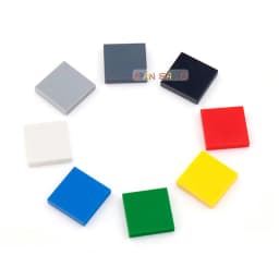 50pcs/lot DIY Blocks Building Bricks Smooth 2X2 Educational Assemblage Construction Toys for Children Size Compatible With Brand