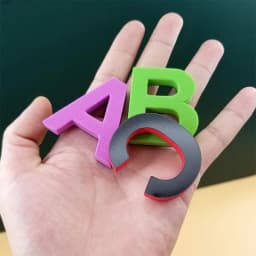 24-76pcs EVA Foam Magnetic Alphabet Letters Learning Spelling Counting Set Refrigerator Stickers Educational Toys For Kids
