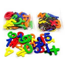 24-76pcs EVA Foam Magnetic Alphabet Letters Learning Spelling Counting Set Refrigerator Stickers Educational Toys For Kids