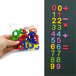 24-76pcs EVA Foam Magnetic Alphabet Letters Learning Spelling Counting Set Refrigerator Stickers Educational Toys For Kids