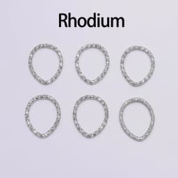 50-100pcs 8-20mm Round Jump Rings Twisted Open Split Rings jump rings Connector For Jewelry Makings Findings Supplies DIY