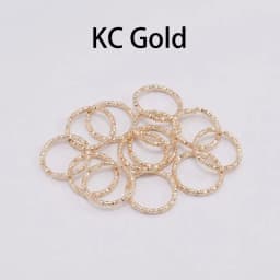 50-100pcs 8-20mm Round Jump Rings Twisted Open Split Rings jump rings Connector For Jewelry Makings Findings Supplies DIY
