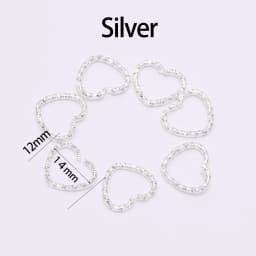 50-100pcs 8-20mm Round Jump Rings Twisted Open Split Rings jump rings Connector For Jewelry Makings Findings Supplies DIY
