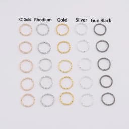 50-100pcs 8-20mm Round Jump Rings Twisted Open Split Rings jump rings Connector For Jewelry Makings Findings Supplies DIY