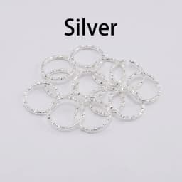 50-100pcs 8-20mm Round Jump Rings Twisted Open Split Rings jump rings Connector For Jewelry Makings Findings Supplies DIY