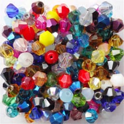 Isywaka Sale Red Copper Color 100pcs 4mm Bicone Austria Crystal Beads Charm Glass Bead Loose Spacer Stone for DIY Jewelry Making