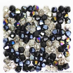 Isywaka Sale Red Copper Color 100pcs 4mm Bicone Austria Crystal Beads Charm Glass Bead Loose Spacer Stone for DIY Jewelry Making