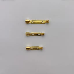 10pcs 2.4cm length High Quality Safety pin Brooch Base Back Bar Badge Holder Brooch Pins DIY Jewelry Finding