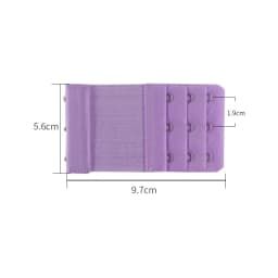 1PC Bra Extender Strap Extension 3 Hooks 3 Rows Candy Color Intimates Adjustable Belt Buckle Replacement Bra Extender For Women