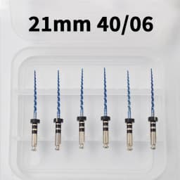 Dental Endo Blue Rotary Files Endodontic Files Nickel Titainium Instrument For Root Canal Treatment