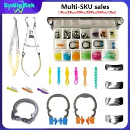Dental Matrix Sectional Contoured Metal Matrices Matrix System Clamping Ring Wedge Knife Adaptive Interdental Wedge Dental Plier