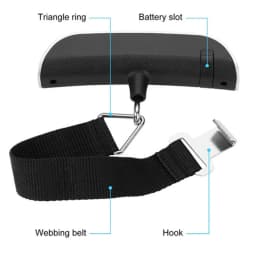 Boarding Portable Scale Digital LCD Display Electronic Luggage Hanging Suitcase Travel Weighs Baggage Bag Weight Balance Tools